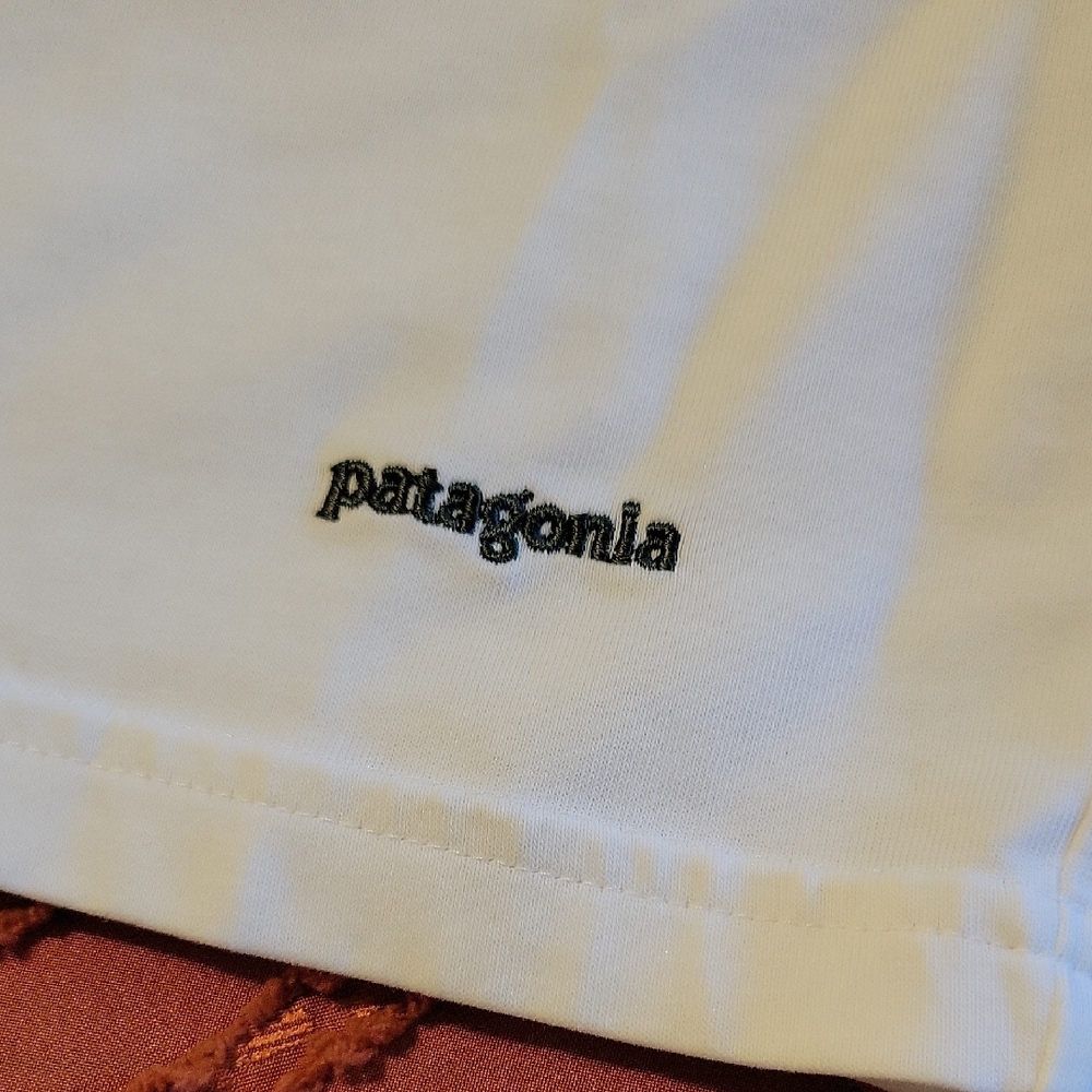 Patagonia White Polo Classic Cotton Blend Shirt - Picture 3 of 10